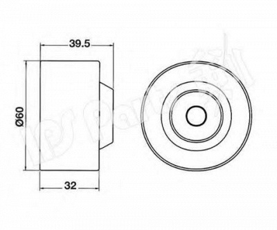 IPS PARTS itb6513 -  Устройство для натяжения ремня, ремень ГРМ
